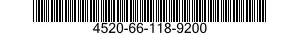 4520-66-118-9200 HEATING ELEMENT,ELECTRICAL,NONIMMERSION TYPE 4520661189200 661189200