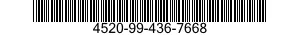 4520-99-436-7668  4520994367668 994367668