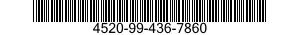 4520-99-436-7860  4520994367860 994367860