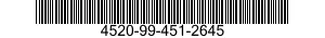 4520-99-451-2645 HEATING ELEMENT,ELECTRICAL,NONIMMERSION TYPE 4520994512645 994512645