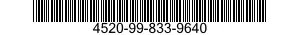4520-99-833-9640 HEATING ELEMENT,ELECTRICAL,NONIMMERSION TYPE 4520998339640 998339640