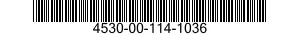 4530-00-114-1036 NOZZLE,OIL BURNER,PRESSURE ATOMIZING 4530001141036 001141036