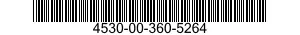4530-00-360-5264  4530003605264 003605264