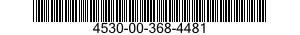 4530-00-368-4481  4530003684481 003684481