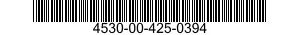 4530-00-425-0394  4530004250394 004250394