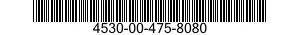 4530-00-475-8080  4530004758080 004758080