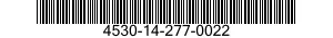 4530-14-277-0022  4530142770022 142770022