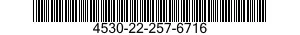 4530-22-257-6716 ERSATZTEILSATZ, REG 4530222576716 222576716