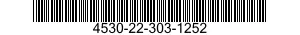 4530-22-303-1252  4530223031252 223031252