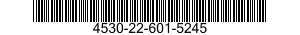 4530-22-601-5245 TUBE,OIL BURNER 4530226015245 226015245