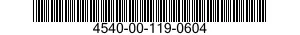 4540-00-119-0604 HEATING ELEMENT,ELECTRICAL,NONIMMERSION TYPE 4540001190604 001190604