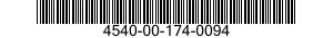 4540-00-174-0094  4540001740094 001740094