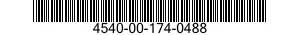 4540-00-174-0488  4540001740488 001740488