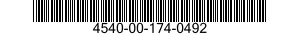 4540-00-174-0492  4540001740492 001740492