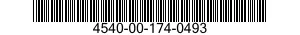 4540-00-174-0493  4540001740493 001740493