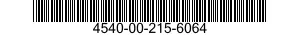 4540-00-215-6064  4540002156064 002156064
