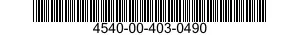 4540-00-403-0490  4540004030490 004030490