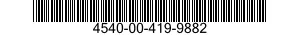 4540-00-419-9882 HEATING ELEMENT,ELECTRICAL,IMMERSION TYPE 4540004199882 004199882