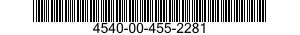 4540-00-455-2281 HEATING ELEMENT,ELECTRICAL,NONIMMERSION TYPE 4540004552281 004552281
