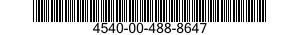 4540-00-488-8647  4540004888647 004888647