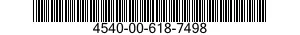4540-00-618-7498  4540006187498 006187498