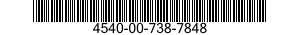 4540-00-738-7848  4540007387848 007387848
