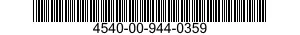 4540-00-944-0359  4540009440359 009440359