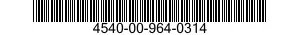 4540-00-964-0314  4540009640314 009640314