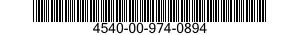 4540-00-974-0894  4540009740894 009740894