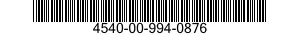 4540-00-994-0876  4540009940876 009940876