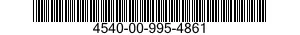 4540-00-995-4861  4540009954861 009954861