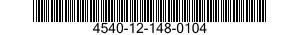 4540-12-148-0104 HEATING ELEMENT,ELECTRICAL,NONIMMERSION TYPE 4540121480104 121480104