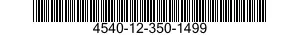 4540-12-350-1499 BLOCK,STATIONARY,PULPER 4540123501499 123501499