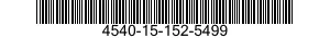 4540-15-152-5499 HEATING ELEMENT,ELECTRICAL,NONIMMERSION TYPE 4540151525499 151525499
