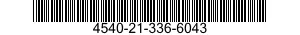 4540-21-336-6043  4540213366043 213366043