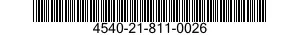 4540-21-811-0026  4540218110026 218110026