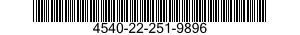 4540-22-251-9896  4540222519896 222519896