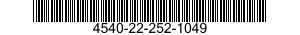 4540-22-252-1049  4540222521049 222521049