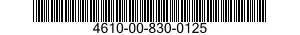 4610-00-830-0125  4610008300125 008300125