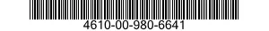 4610-00-980-6641  4610009806641 009806641