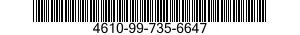4610-99-735-6647  4610997356647 997356647