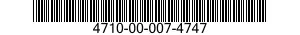 4710-00-007-4747  4710000074747 000074747