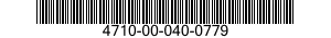 4710-00-040-0779  4710000400779 000400779