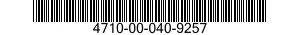 4710-00-040-9257  4710000409257 000409257