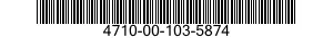 4710-00-103-5874  4710001035874 001035874