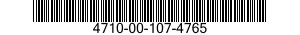 4710-00-107-4765  4710001074765 001074765