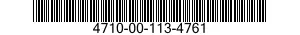 4710-00-113-4761  4710001134761 001134761