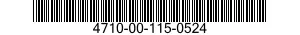 4710-00-115-0524  4710001150524 001150524