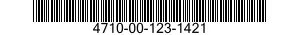 4710-00-123-1421  4710001231421 001231421