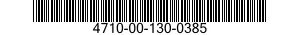 4710-00-130-0385  4710001300385 001300385